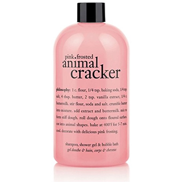 Sealed Philosophy pink frosted animal cracker shampoo shower gel bubble bath new - Picture 4 of 5